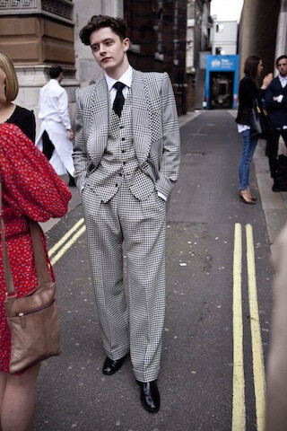 NutterStyle  Reproduction of Ringo Star’s infamous suit by Tommy Nutter & Edward Sexton, out & about town for the London Collections - Men