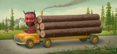 Mark Ryden - Logging Truck