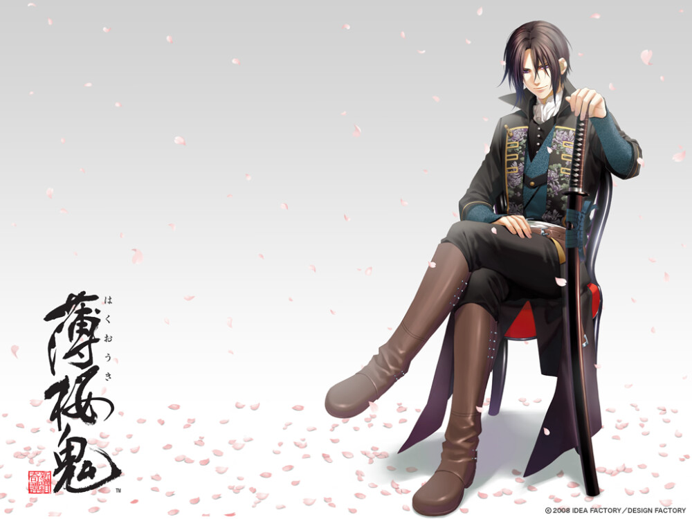  “汝等终将匆匆飘散，宛若逝樱。‘罗刹’，此伪物之名与汝已不相称，为表敬意，赐汝鬼之名。” “……薄樱鬼 ”