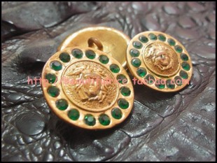 versace 镀真金 稀有绿钻 大衣扣子 http://beautifulrice.taobao.com/