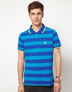 Kangol Polo Shirt Striped 男装t恤