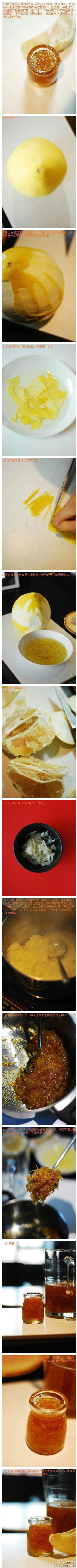 【蜂蜜柚子茶】简单易学，养生佳品，试试吧~~