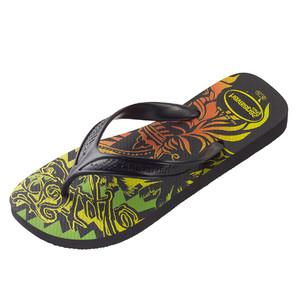 Havaianas 哈瓦那 Surf系列 男士巴西橡胶拖鞋 4000047-0461 黑绿色