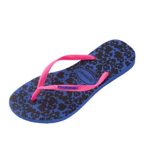 Havaianas 哈瓦那 Slim Cool系列 女士巴西橡胶拖鞋 4119872-3392 蓝色