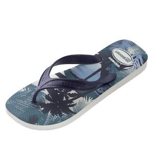 Havaianas 哈瓦那 Surf系列 男士巴西橡胶拖鞋 4000047-0093 白蓝色