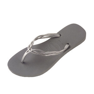 Havaianas 哈瓦那 Flash Sweet系列 女士巴西橡胶拖鞋 4123225-0982 银灰色