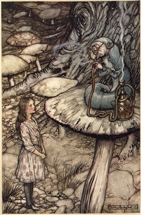 Plate4 一百年前的!....愛麗絲手稿 by 【Arthur Rackham】