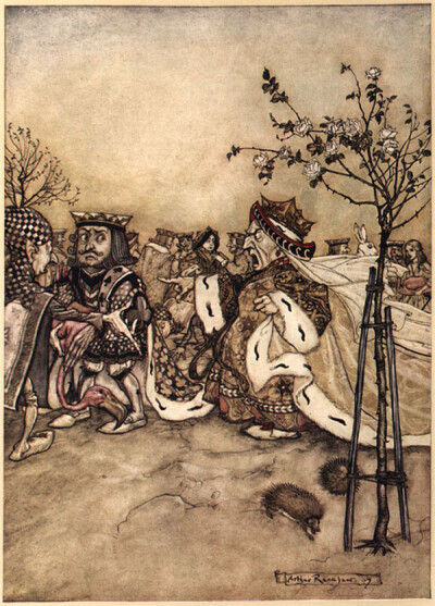 Plate9 一百年前的!....愛麗絲手稿 by 【Arthur Rackham】