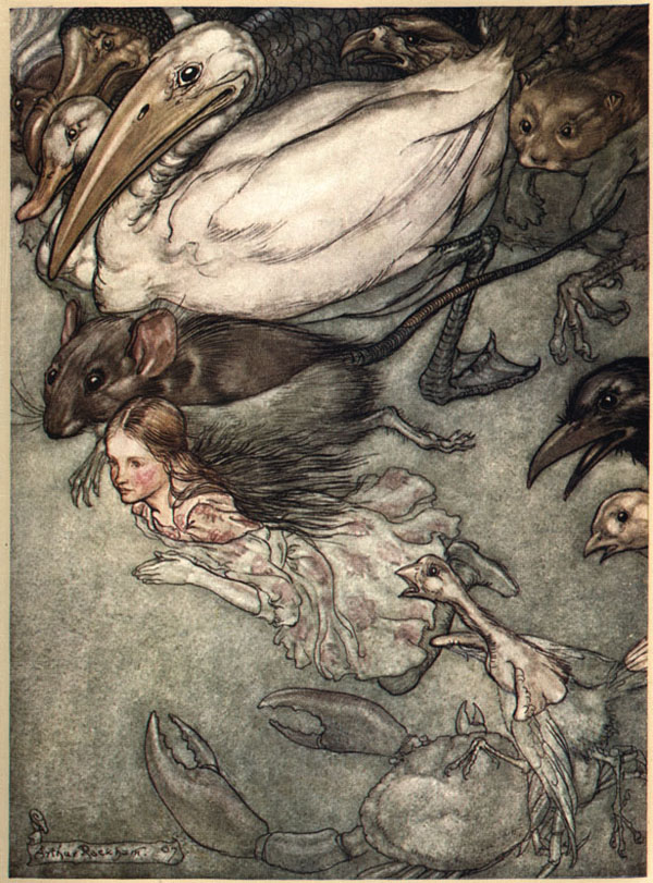 Plate1 一百年前的!....愛麗絲手稿 by 【Arthur Rackham】