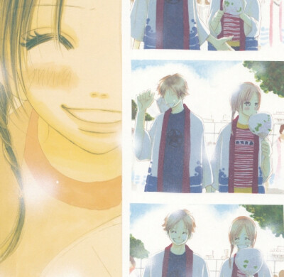 半昔人 —— 《我们的存在》看了动画后一直很在意 忍不住去找了漫画版 很纠结的一个故事啊。很细腻的一部作品，看着结局我还哭了半天。里面的插曲也很好听哦。——其实两个人在一起就是要坦诚相对，互相体谅，相互珍…