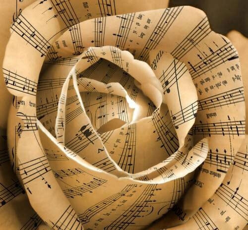 music sheet rose by tessa