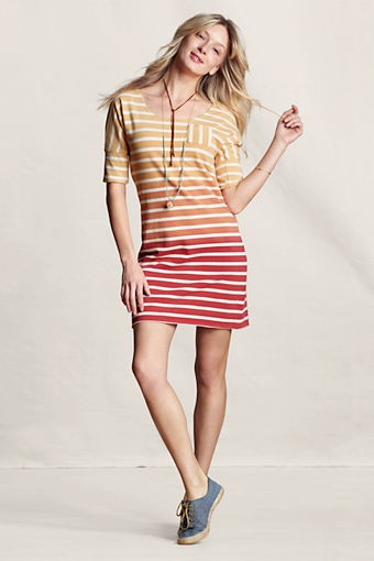 ombre striped dress summer lovin