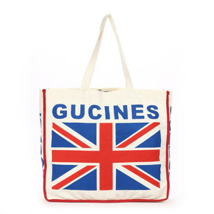 英国米字旗大容量简约大气帆布购物袋