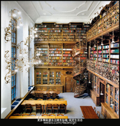 这里有好书-------荷兰海牙老图书馆，美的人神共愤！而且平时不，开，放！每年只有在海牙遗产日开。我们就看看局部图片吧。更多精彩请关注@晓冬知春-视觉生活志