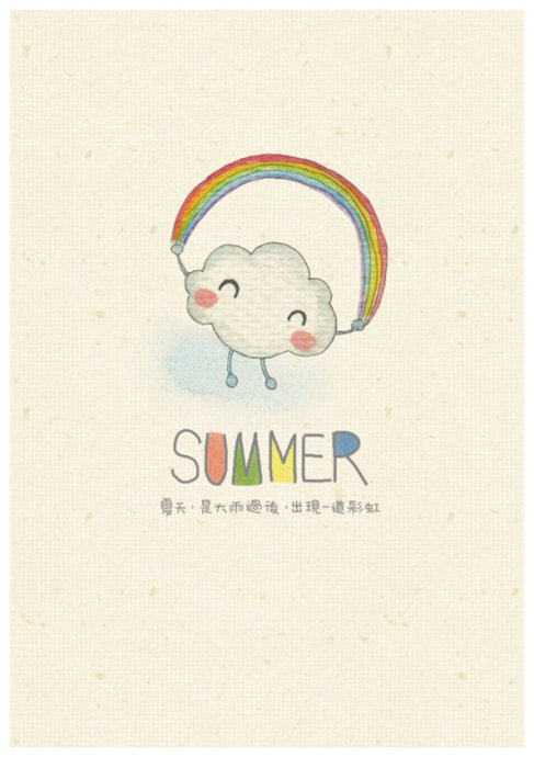 *Summer·物雨*来云都望向彩虹了，你有什么过不去的