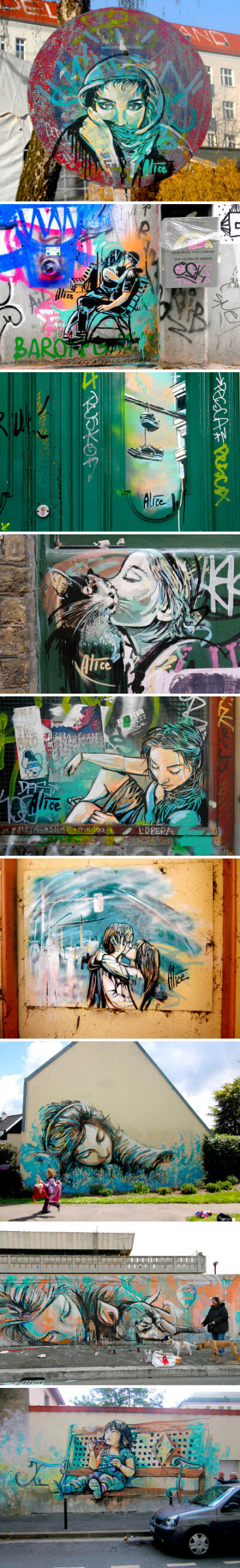 The Affectionate Street Art of Alice Pasquini ——