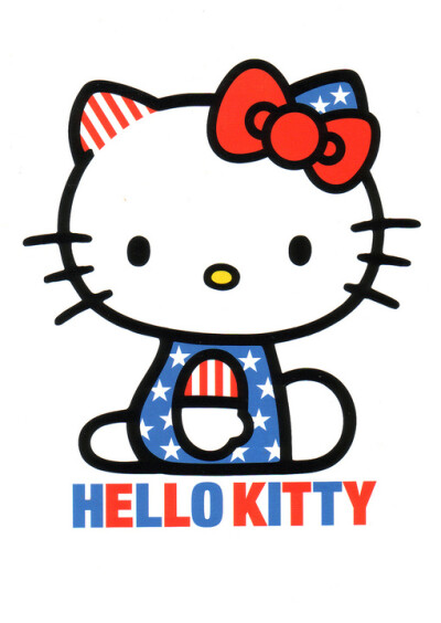 miss.sll★hello kitty、hello kitty、Sanrio、凯蒂猫、kitty、可爱、猫咪、卡通、KT控、星条旗