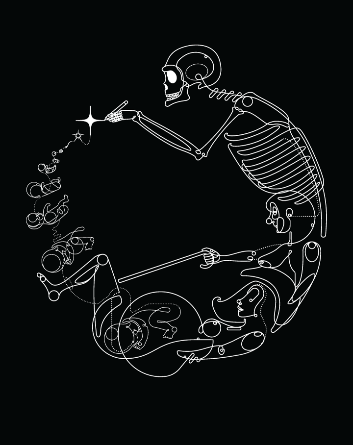 Will Scobie | willscobie - Drawn to life. Self initiated project depicting the infinite cycle of death drawing life (2008)