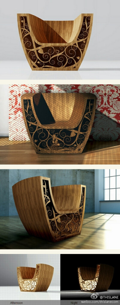 这把优雅的木质座椅出自Jens Sievert, Nuno Oliveira 和Paulo Fernandes三位葡萄牙设计师之手，名为Valuma的座椅灵感来源于19世界葡萄牙的一种轻质帆船，座椅的就如同帆船的横切面，而中空的雕花显示出葡萄牙人的优…