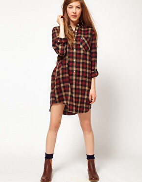 Image 1 of Fred Perry Checked Dress