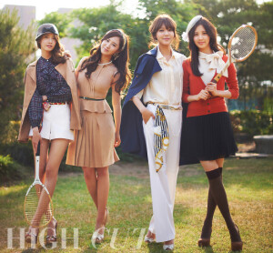 high cut、少女时代❀