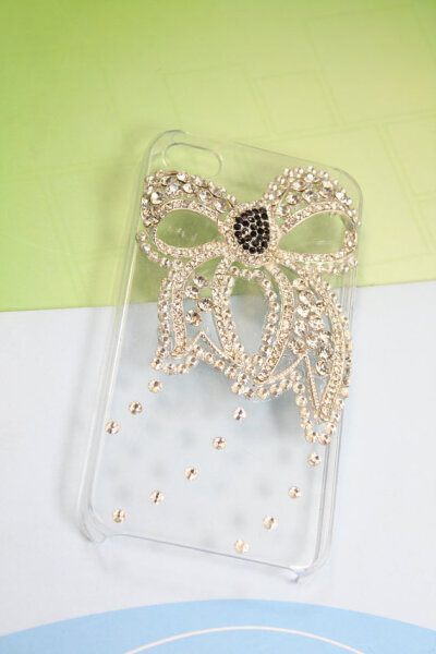 Handmade Samsung Galaxy S3 GS3 GT-I9300 SGH i747 case rhinestone bow