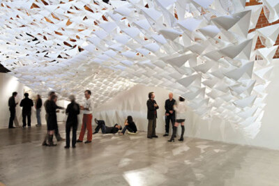 A Los Angeles installation by Layer pushed paper to the limit