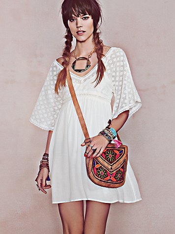 Free People Ethnic Lace Dress