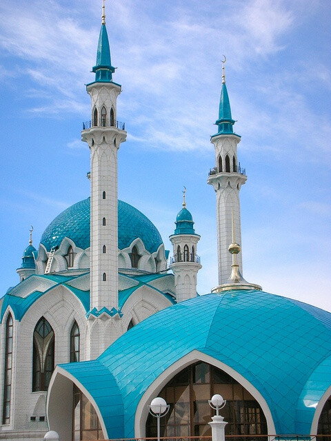 Qolşärif Mosque in Kazan, Russia...