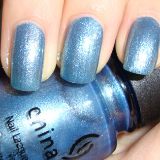 China Glaze 彩色指甲油 蓝色岛冰茶 80873 676# 14ML 美甲