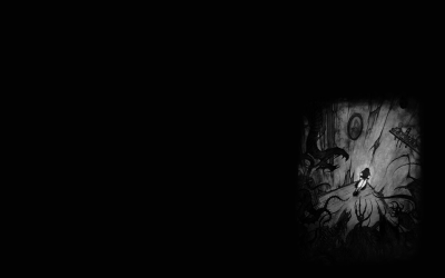 monsters corner alone grayscale artwork scared / 1680x1050 Wallpaper