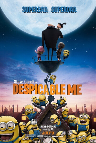 Despicable me, 好好笑好治愈。喜欢。