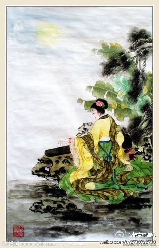 西城杨柳弄春柔。动离忧，泪难收。 犹记多情，曾为系归舟。 碧野朱桥当日事，人不见，水空流。 韶华不为少年留。恨悠悠，几时休。 飞絮落花时候、一登楼。 便作春江都是泪，流不尽，许多愁。 『江城子』秦观