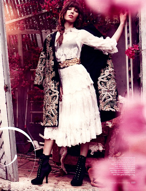 D&G Jessica Biel in Dolce&Gabbana for InStyle, August 2012