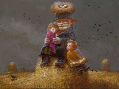 Victor Nizovtsev创意童话油画作品