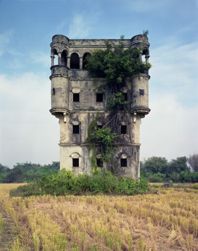 abandoned building, china