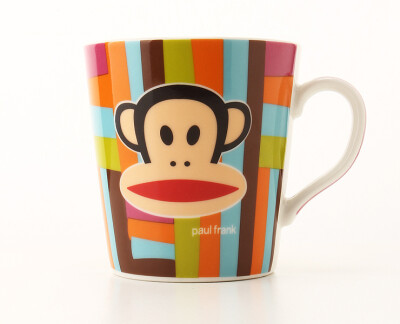 大嘴猴几何系列马克杯 喜欢五颜六色的大嘴巴猴子，美好的一天从喝水开始，不能喝彩色的水但是可以用彩色的杯子。
