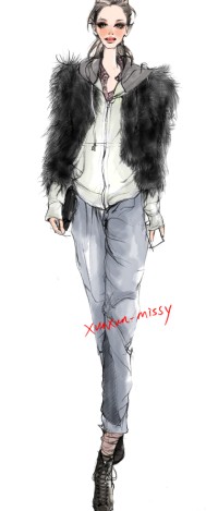 咔咔收藏到xunxun-missy手绘插画