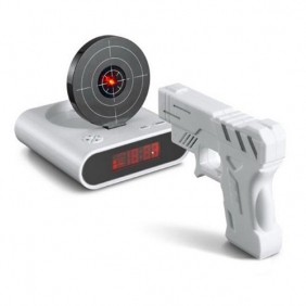 An alarm clock you have to shoot to turn off. The boys would love that! And the girls too!