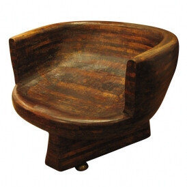 Hand Carved Oversized Chair in the Manner of Wendell Castle http://www.ecofirstart.com/product/7051DCHR2745.html