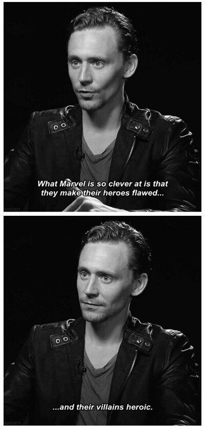 -Brilliance of Marvel, as spoken by Tom Hiddleston