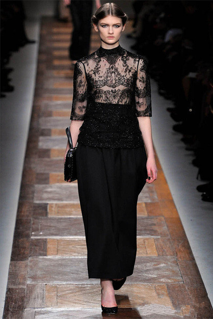 Valentino 2012巴黎秋冬成衣