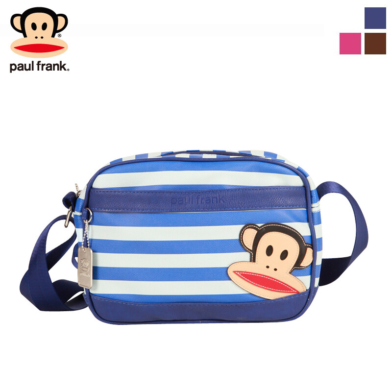 大嘴猴 paul frank 长方形单肩包 条纹风，Blueblue的夏日感觉，一起去海边踏浪吧。