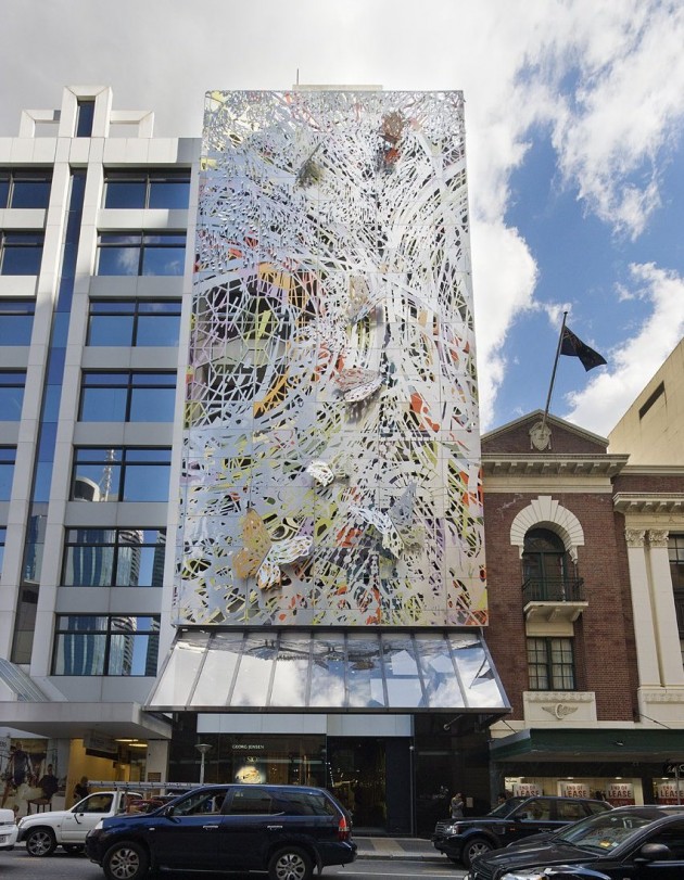  Wintergarden Shopping Centre in Brisbane, Australia 一个百货大楼的外观