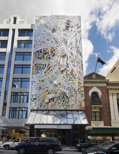  Wintergarden Shopping Centre in Brisbane, Australia 一个百货大楼的外观