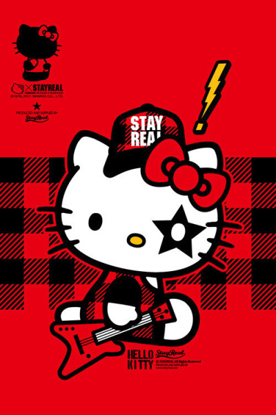 五月天潮牌STAYREAL壁纸 hellokitty..