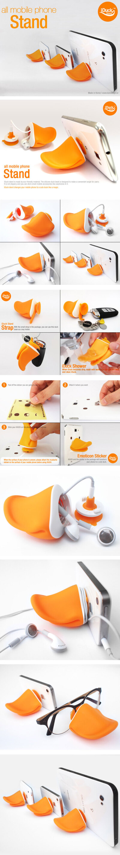 Creative Stand for iPhone “iDUCK”