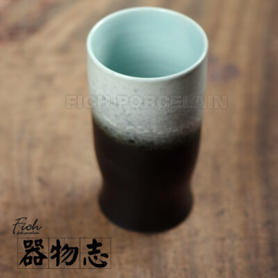全手工台湾陶艺 水墨 咖啡杯茶杯 日用陶瓷茶具单杯