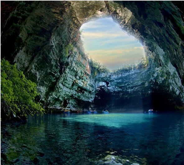 希腊 梅利莎山洞