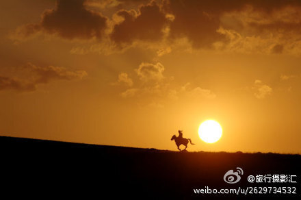 古道西风瘦马 ，夕阳西下，断肠人在天涯。